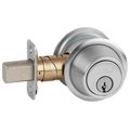 Schlage Grade 2 Single Cylinder Deadbolt, Conventional Cylinder, Adjustable 2-3/8-in and 2-3/4-in Backset, E B560P 626 E